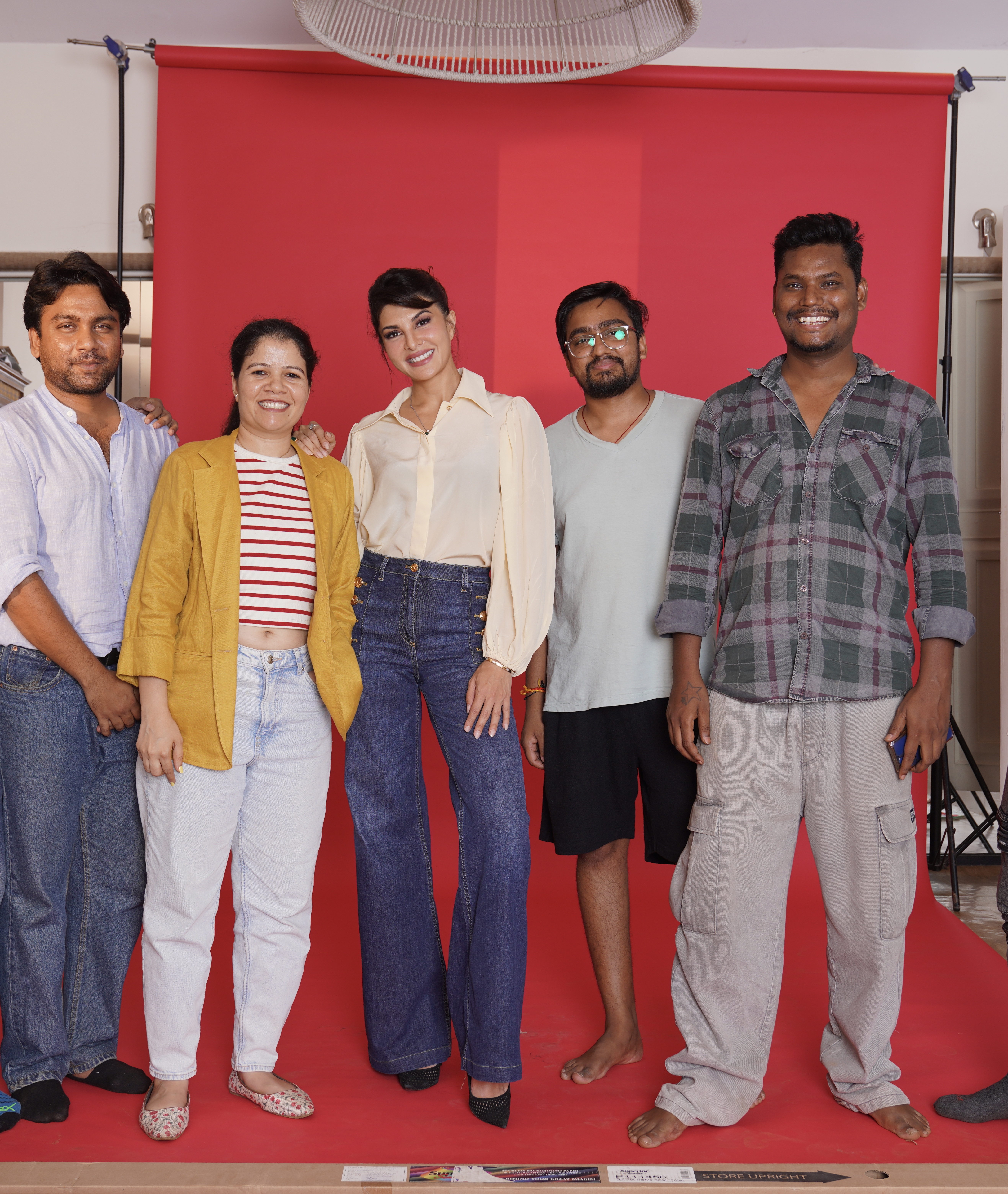 Ad shoot with Jacqueline Fernandez 