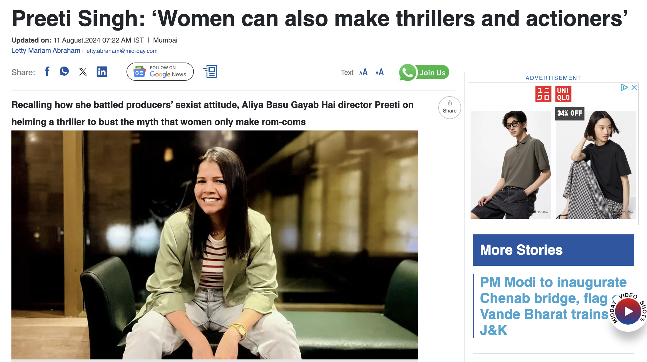 Preeti Singh - Writer | Director